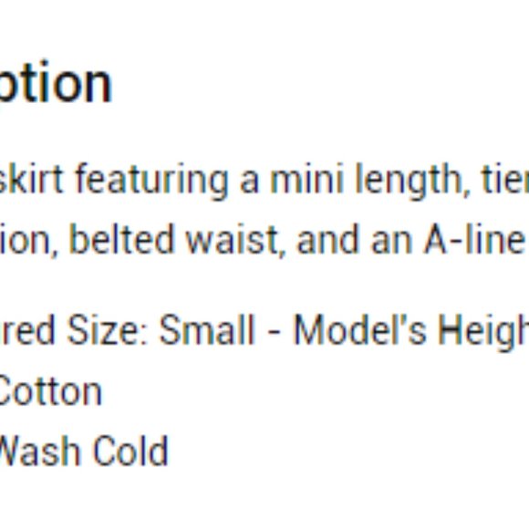 (NWT) Forever21 - woman's black cotton miniskirt - Picture 4 of 4